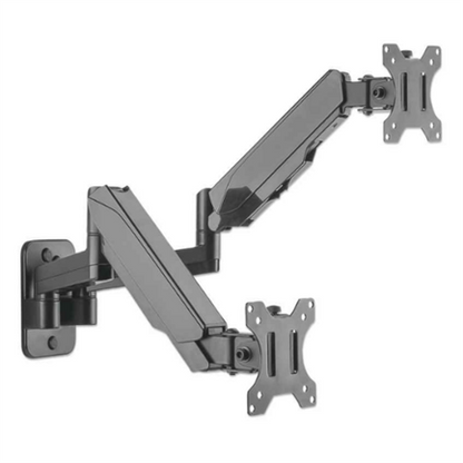 Soporte Monitor Manhattan Universal Pared para 2 Monitores 17" a 32" Pistón Hasta 8 Kg