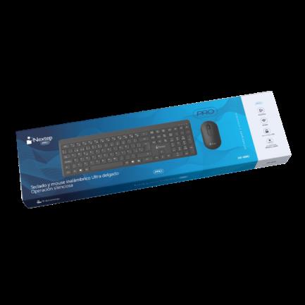 Teclado y Mouse Nextep Pro Inalambrico Ultra Delgado Operacion Silenciosa - vista 7