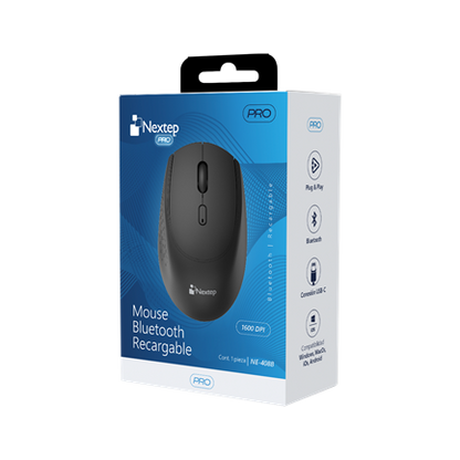 Mouse Nextep Pro Bluetooth 1600 Dpi Recargable - vista 5