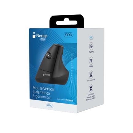 Mouse Nextep Vertical Pro Inalambrico Ergonomico 1600 dpi - vista 5