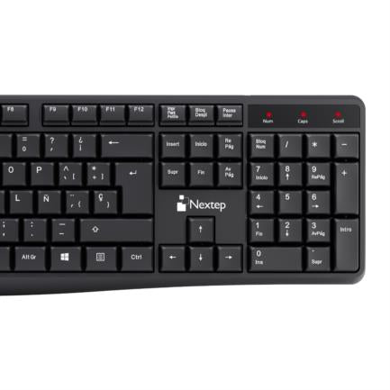 Teclado Inalambrico Nextep Resistente a Salpicaduras - vista 3