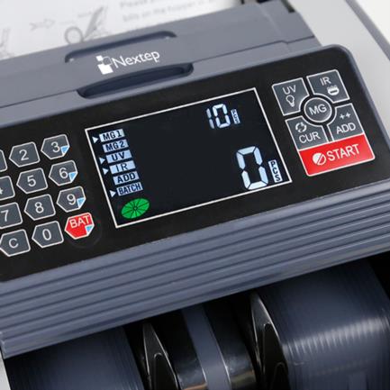 Contadora de Billetes Nextep con Detector UV y Magnetico