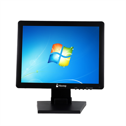 Monitor Nextep 15" Touch Screen Punto de Venta LCD con Base