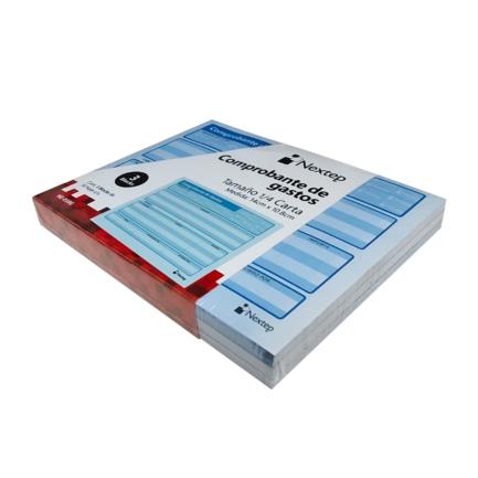 Comprobante de Gastos Nextep 1/4 Carta 3 Blocks C/50 CU - vista 2