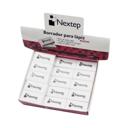 Gomas de Borrar Nextep Blanco 4x2cm C/30 - vista 2