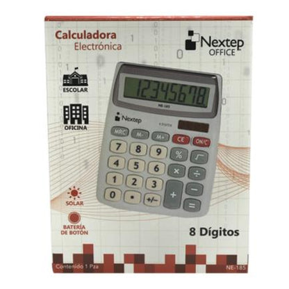 Calculadora Nextep 8 Dígitos Semi Escritorio Solar/Batería - vista 2