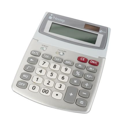 Calculadora Nextep 12 Dígitos Escritorio Función Impuestos Solar/Batería - vista 2