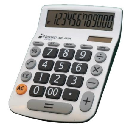 Calculadora Nextep 12 Dígitos Escritorio Teclas Grandes Solar/Batería - vista 2
