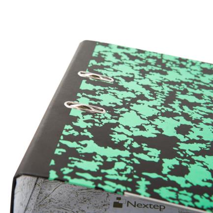 Registrador Nextep Carta Marmoleado Broche Metálico - vista 4