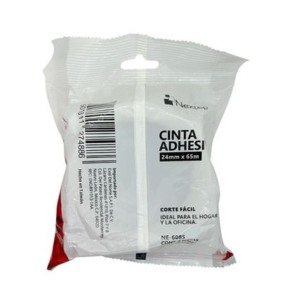 Cinta Adhesiva Nextep Corte Facil 24mm x 65mts Bolsa c/2 Piezas - vista 2