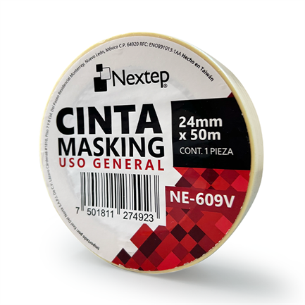 Cinta Masking Nextep Uso General 24mm x 50mts - vista 3