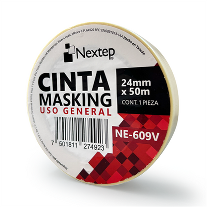 Cinta Masking Nextep Uso General 24mm x 50mts - vista 3