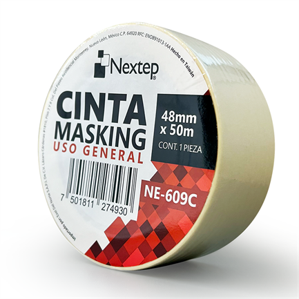 Cinta Masking Nextep Uso General 48mm x 50mts - vista 2