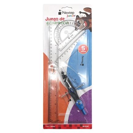 Juego de Geometria Nextep Junior Grande 5 Piezas