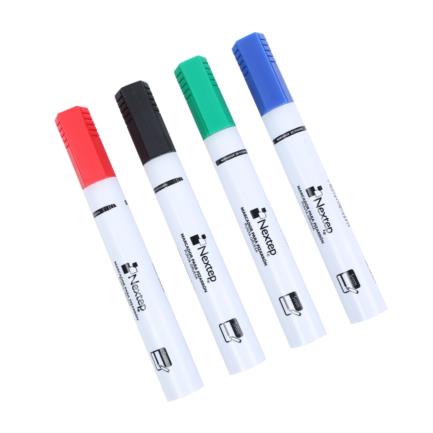Marcadores Nextep para Pizarron Blanco Juego de 4 Colores Punta Gruesa Cincel 4mm - vista 2