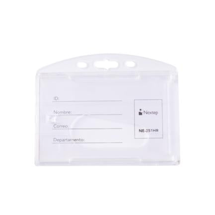 Mica Rigida Porta Gafete Horizontal Nextep 6x9cm para Tarjeta de Identificacion C/5 - vista 2