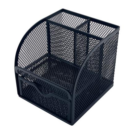 Organizador Nextep Malla Metalica 4 Secciones Negro - vista 2