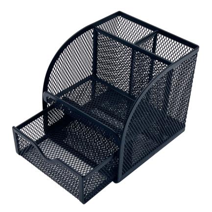 Organizador Nextep Malla Metalica 4 Secciones Negro - vista 3