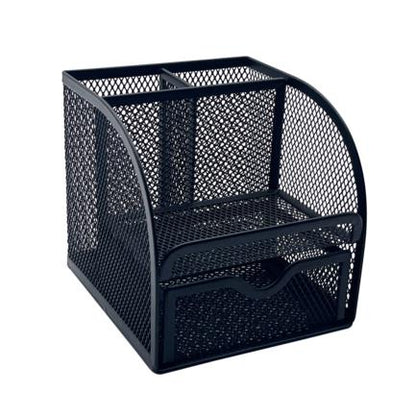 Organizador Nextep Malla Metalica 4 Secciones Negro
