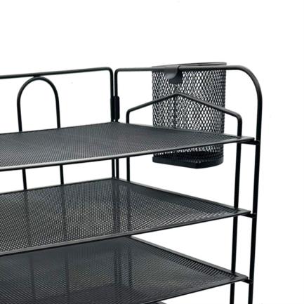 Organizador Nextep Malla Metalica Multiniveles para Documentos con Cajon y Portalapices - vista 5