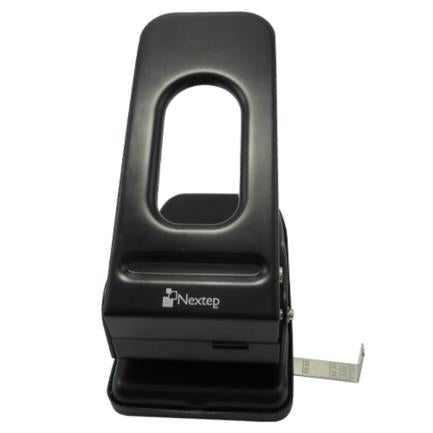 Perforadora Nextep Uso Rudo 2 Orificios 8cm Hasta 60 Hojas Color Negro - vista 2