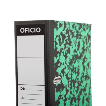 Registrador Nextep Oficio Marmoleado Broche Metalico - vista 2