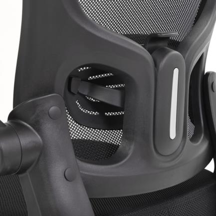Silla Ejecutiva Nextep de Altura y Descansabrazos Ajustable con Cabecera Reclinable de Tela/Malla y Base Giratoria - vista 2