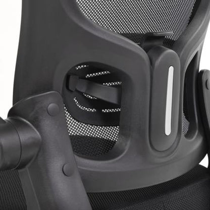 Silla Ejecutiva Nextep de Altura y Descansabrazos Ajustable con Cabecera Reclinable de Tela/Malla y Base Giratoria - vista 2