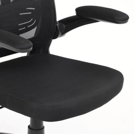 Silla Ejecutiva Nextep de Altura y Descansabrazos Ajustable con Cabecera Reclinable de Tela/Malla y Base Giratoria - vista 9
