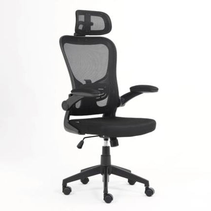 Silla Ejecutiva Nextep de Altura y Descansabrazos Ajustable con Cabecera Reclinable de Tela/Malla y Base Giratoria - vista 4