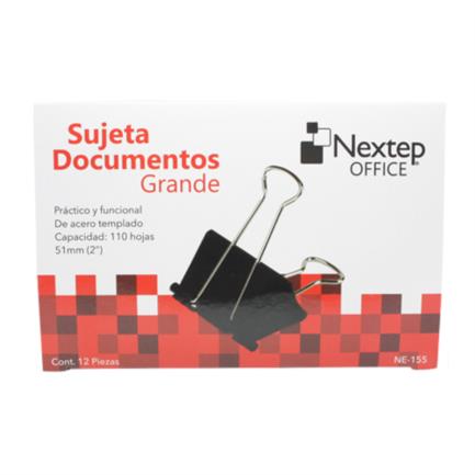 Sujeta Documentos Nextep Grande 51mm (2") 12 Pzas - vista 2