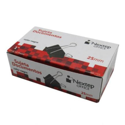 Sujeta Documentos Nextep 25mm(1") 12 Piezas - vista 3