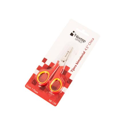 Tijera Nextep Bimaterial 4.5" Escolar Punta Roma - vista 2