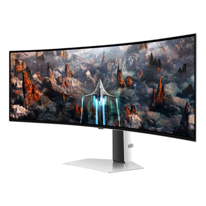 Monitor Gaming Samsung 49" Curvo 1800R Oled Resolucion 5120x1440 Panel Oled