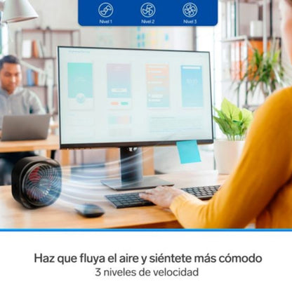 VENTILADOR PERSONAL DE ESCRITORIO RECARG