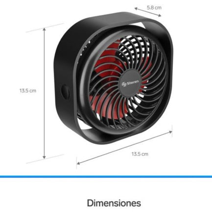 VENTILADOR PERSONAL DE ESCRITORIO RECARG