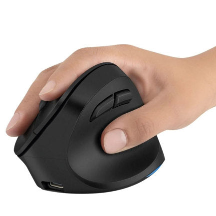 MOUSE STEREN BT + RF ERGONOMICO BAT REC MULTIEQUIPO (MULTIDISPOSITIVO PUEDES MANEJAR 2 DISPOSITIVOS A LA VEZ )