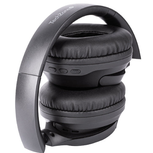 Audifonos TechZone DJ ANC BT V5.3 de Carga 1.5 2Horas Duracion de Espera Aprox 200Horas Tiempo de Uso ApP