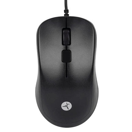 Mouse Alambrico TechZone de Materiales ABS 3Botones 1200Dpi Longitud de Cable 1.35Metros