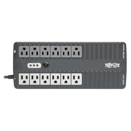 UPS Tripp Lite Standby 900VA/480W 12 Contactos NEMA5-15R 120V/50Hz/60Hz Clavija 5-15P
