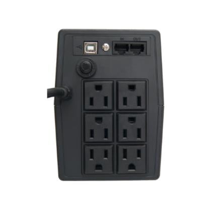 UPS Vica Óptima 500 500VA/240W 6 NEMA 5-15R 2 Reguladas Y 4 Respaldadas 3 Años WTY