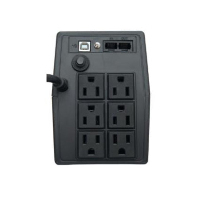 UPS Vica Óptima 1000 1000VA/500W 6 NEMA 5-15R 2 Reguladas Y 4 Respaldadas 3 Años WTY