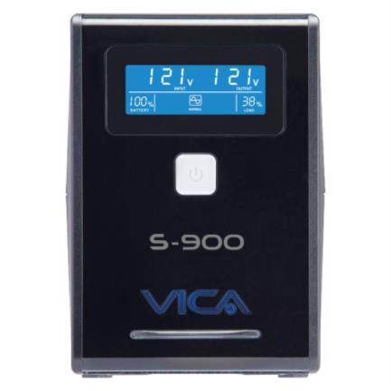 UPS Vica S900 Regulador Integrado 900VA/550W 8 Contactos Pantalla LCD Color Negro