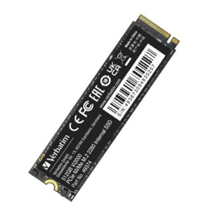 Unidad de Estado Solido SSD VERBATIM Vi3000 PCIe NVMe M.2 2280 de 516GB Lect 3100/2100 MB/sUnidad de Estado Solido SSD V
