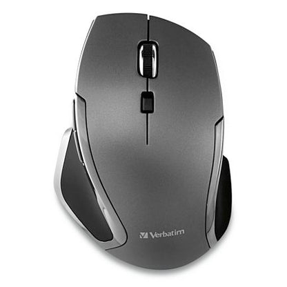 Mouse Verbatim Inalámbrico Deluxe 6 Botones Iluminación LED Color Grafito Ideal Para Notebook