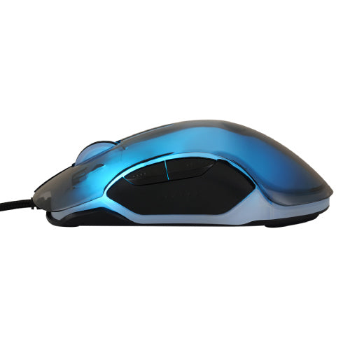 MOUSE VORAGO START THE GAME MO-505 ALAMBRICO RGB NEON HASTA 7.200 DPIS USB TRASPARENTE