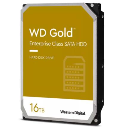 Disco Duro Interno Western Digital Gold Enterprise 16TB 3.5" 7200RPM SATA lll 6Gbit/s Caché 256MB para Data Center