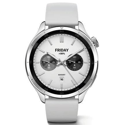 Smartwatch Xiaomi Watch S4 1.43" 466x466 píxeles HyperOS 2 Bluetooth 5.3  Resistente al Agua Color Plata