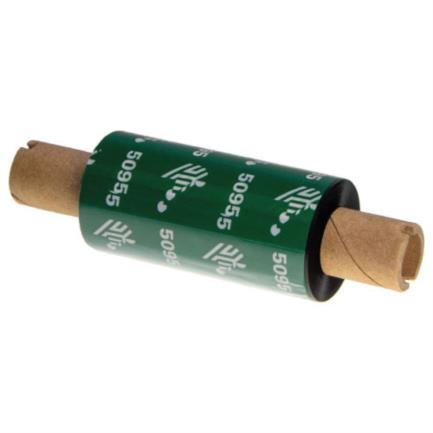 Cinta Zebra de Resina 64 mm x 74 m 5095 Núcleo (0.5 pulgadas) 12/caja para ZD