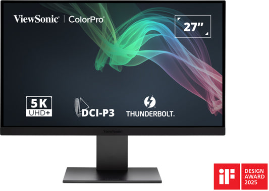 Viewsonic VP2788-5K monitor de computadora 68.6 cm (27") 5120 x 2880 Pixeles 5K Ultra HD LED Negro